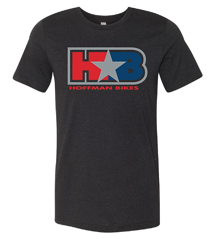 Hoffman Bikes Shirt Star Logo Charcoal