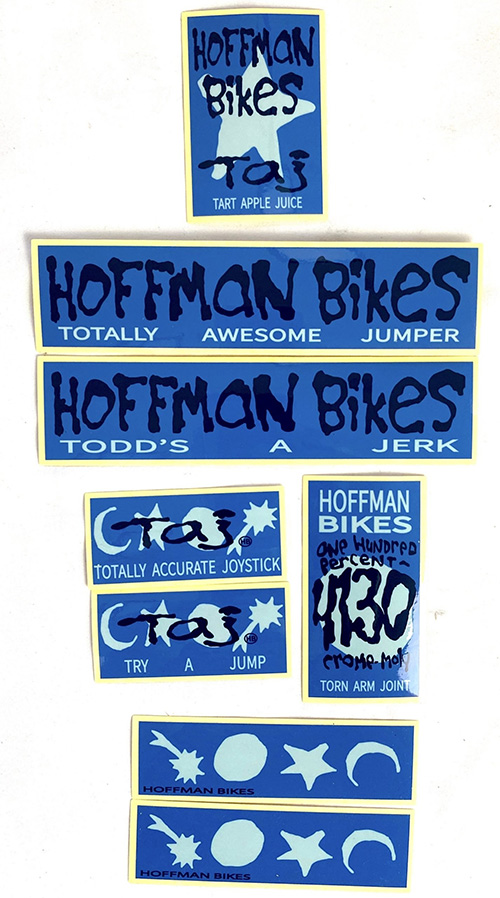 Hoffman Bikes Taj Sticker Pack