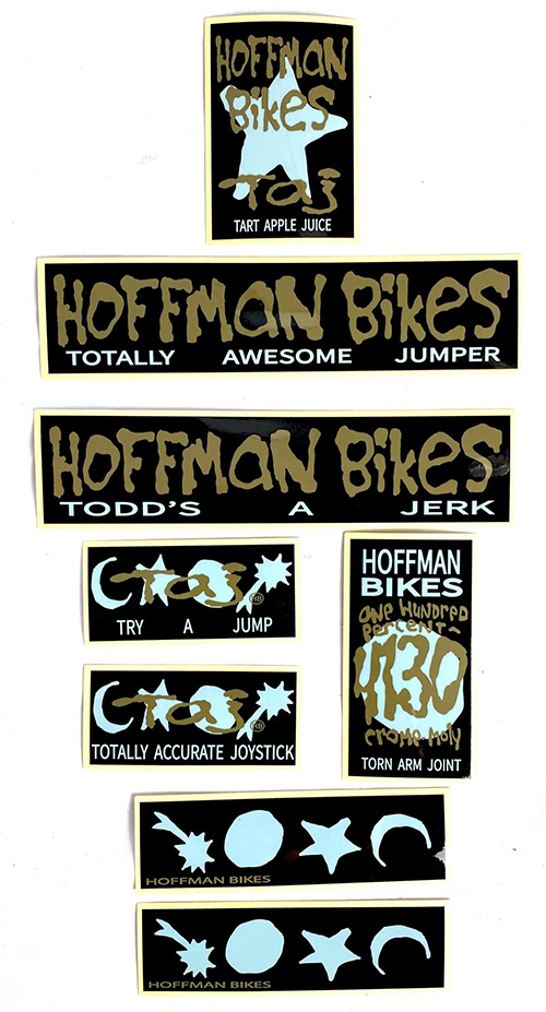 Hoffman Bikes Taj Sticker Pack