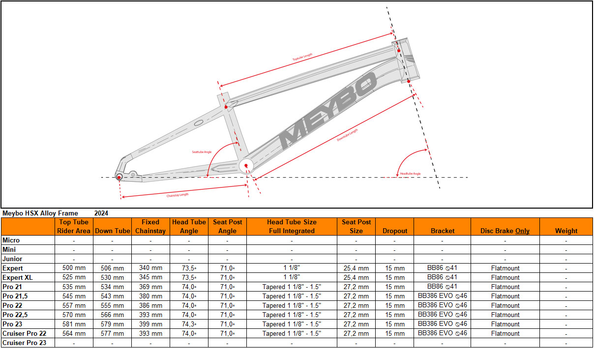 Meybo 2024 HSX Frame 21" Pro L