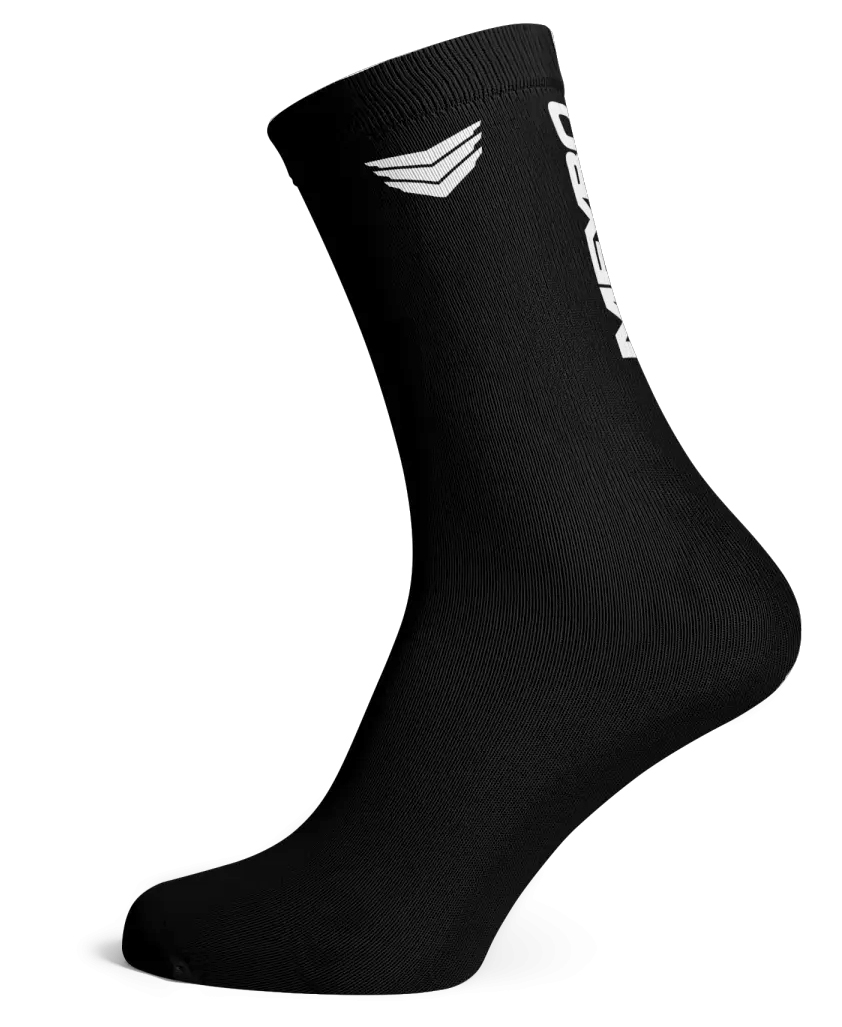 Meybo Sock Ribbed Crew Sock Factory Black