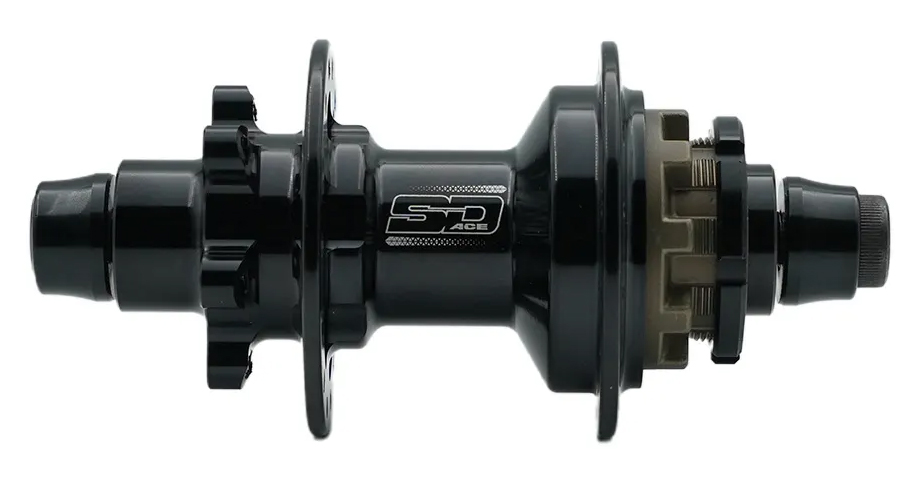 SD Ace V2 Rear 10mm Disk Hub Black