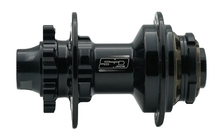SD Ace V2 Rear 15mm Disk Hub 36 Hole Black