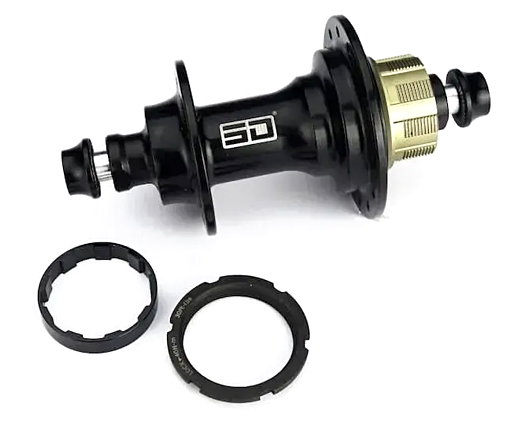 SD Ace Expert Rear 3/8 Hub 28 Hole Black