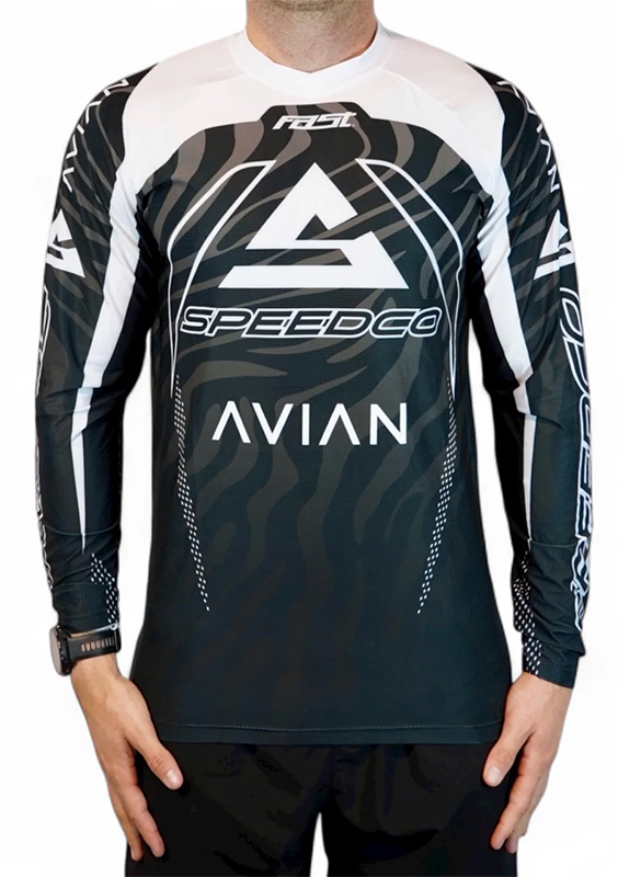 SpeedCo / Avian Race Jersey Black Grey SpeedCo / Avian Race Jersey Black Grey