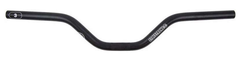 Staystrong Chevron Alloy Bar 3" Rise Black