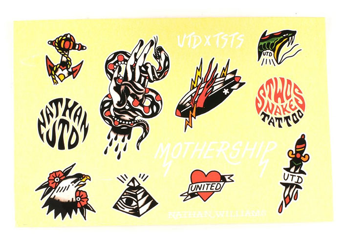 United Mothership Frame Sticker Sheet